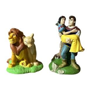 Disney Store‎ Lil Classics Lion King Simba - Nala & Snow White - Prince VTG 90s